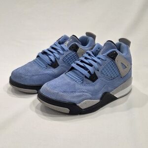 Nike Air Jordan 4 Retro University Blue Toddler Shoes Size 11.5C BQ7669-400